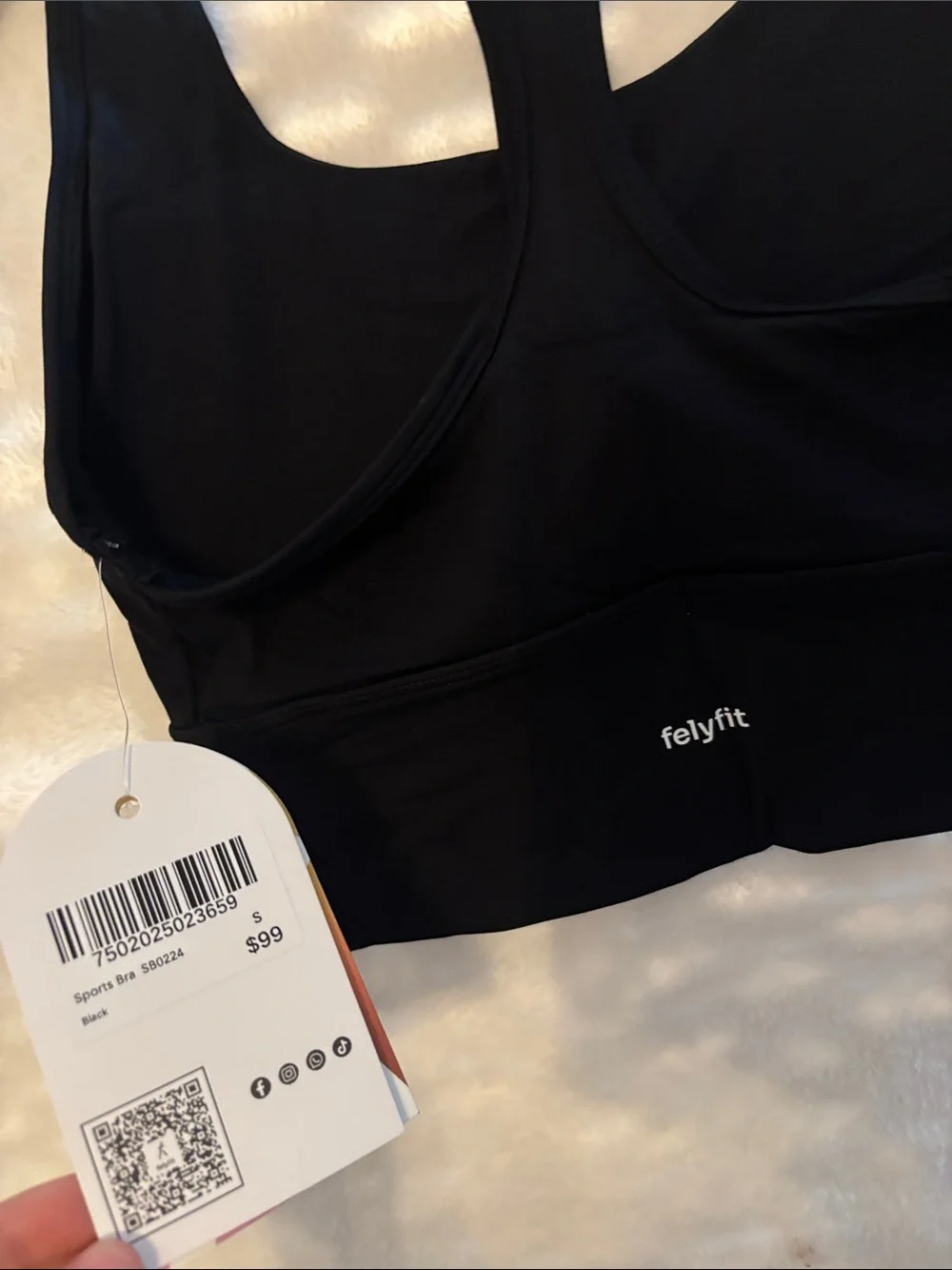 Felyfit small Sports  bra NWT